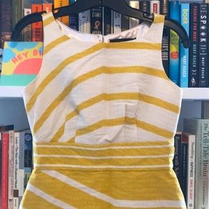 Yellow & White Sundress
